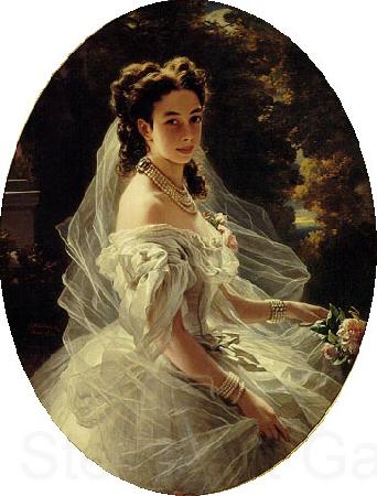 Franz Xaver Winterhalter Princess Pauline de Metternich Norge oil painting art